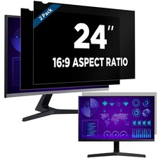 Magicmoon 2-Pack 24 Inch Computer Privacy Screen Filter Anti-Spy/Glare Protec... picture