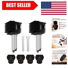 Precision 2-Pack 0.4mm Steel Nozzles for Bambu Lab A1 Mini - Leak Proof Design picture