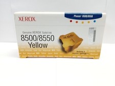 Genuine Xerox Phaser 8500/8550 Yellow Solid Ink 108R00671 picture
