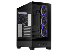 ASUS A31 PLUS Black ATX Case offers a panoramic glass design, supports 360mm rad picture