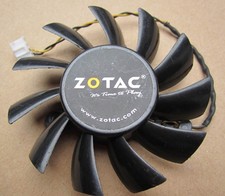 2 Lines 4P For Zotac Gt240 Graphics Card Fan Diameter 6.5cm Hole Spacing 3.5cm picture