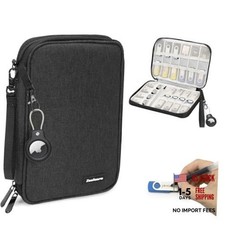 USB Flash Drive Case with Labels, USB Organizer Holds 24 Pcs, Black 24 Slots picture