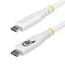 StarTech CC6FT20GUSB4TPW 6ft USB4 Cable 20Gbps 240W PD White picture