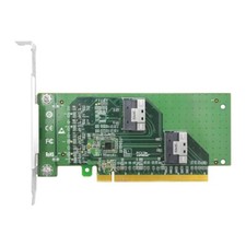 PCI Express x16 to Two SlimSAS SFF-8654 8i Adapter picture