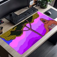 The Big Lez Show Poster Abstract Art Mouse Pad, Using a Unique Combination of picture