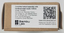Bambu Lab Complete Hotend Assembly 0.8mm Hardened Steel X1C FAH003 OEM NEW picture