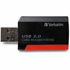 Verbatim Pocket Card Reader, USB 3.0 - Black 98538 picture