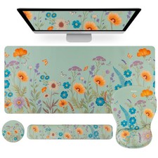 Keyboard Wrist Rest Large 4-in-1 Gaming Mouse Pad Wrist Support for Computer ... picture