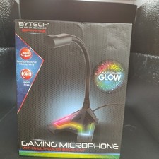 New ByTech Adjustable Gaming Multicolor Glow Microphone Black picture