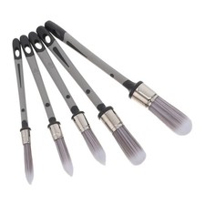 5Pcs Reusable Paint Brushes for Trim Assorted Colors Small Round and Pointed Tip picture