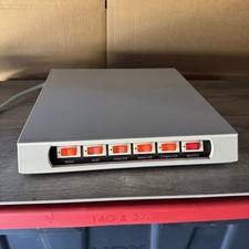 Vintage Today's Power Control Center PC-0061 Surge Protector 6 Outlet Switched picture