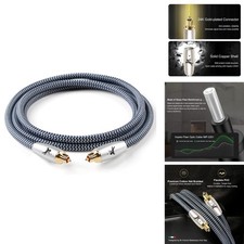Impeto Premium Fiber Optic Audio Cable 6.5ft (2m) Toslink S/PDIF 24K picture
