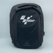 MotoGP Motorcycle Backpack Black Racing USB Port Laptop Bag PIERRE DELONE 18in picture