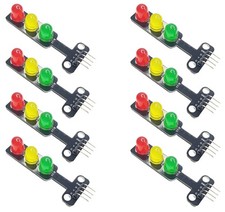 Traffic Light Module for Arduino, ESP32, ESP8266, Raspberry Pi, 8 Pieces picture