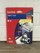 NEW SanDisk SDHC Card 4GB Class 2 Memory Card Factory Sealed Quick Shipping picture