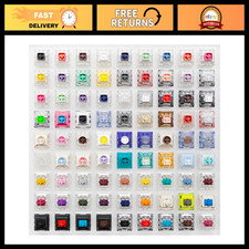 Mechanical Keyboard Switch Tester with Acrylic Base & Blank Keycaps - 81 Switche picture