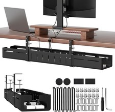 Under Desk Cable Management Tray Expandable 25-38