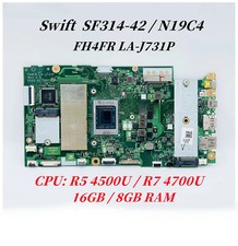 FH4FR LA-J731P For Acer Swift SF314-42 SF314-42G Laptop Motherboard R5-4500U 16G picture