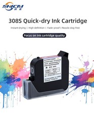3pcs Black Replacement Cartridge Fast Dry Ink for 25.4mm Handheld Inkjet Printer picture
