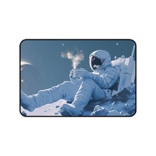 Astronaut Desk Mat, Cosmic Workspace Gaming Mouse Pad, Space Lover Gift picture