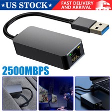 NEW 2.5G USB 3.0 Ethernet Adapter To 2.5 Gigabit RJ45 LAN Network Adapter Cable picture