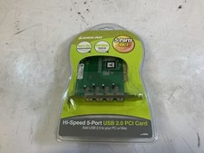 Iogear GIC251U Hi-Speed 5-Port USB 2.0 PCI Card Plug & Play 480 MBps (C3C*) picture