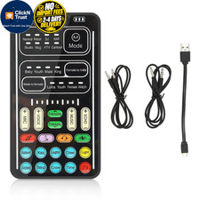 Voice Changer, Multifunctional Mini Sound Card 8 Different Changes... picture