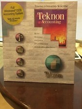 ERP BRAND NEW $4000 Teknon Accounting Software Shrink Wrapped picture