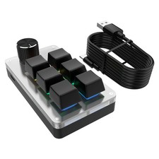 GGBEE Mini Mechanical Macro Keypad 6 Key 1 Knob RGB USB Programmable picture