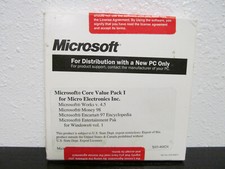 Microsoft Works 4.5, Money 98, Encarta 97 Encyclopedia ~ Value Pack X03-46824 picture