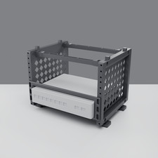 10 Inch Rack Mount 1.5U for UniFi Pro XG 8 PoE USW-Pro-XG-8-PoE Homelab PETG picture