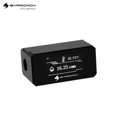 BARROWCH FBFT07 OLED Water Cooling Flow & Temp Meter G1/4