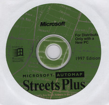Microsoft Automap Streets Plus 997 Edition Windows PC CD-ROM picture