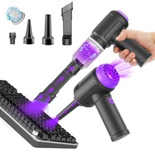 Meudeen 14500 Pa Computer Vacuum Cleaner Mini & 110000RPM Compressed Air Duster picture
