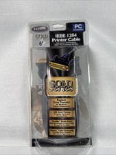 NOS Sealed Belkin Printer Cable IEEE 1284 6’ Foot Gold-Series F2A046-06-GLD picture