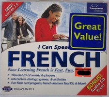 Software PC I Can Speak French Version 2.0 NEW SEALED Jewel picture