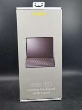 Heyday Wireless Keyboard With Stand Bluetooth Enabled Compact Design Gray picture