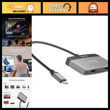 8K USB Type C to Dual HDMI Display Adapter - Multi-Monitor Support, High Resolut picture