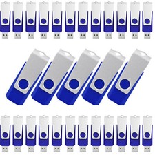 Kootion 32GB USB 2.0 Metal Flash Drive Memory Stick 5/ 10/ 100PCS Wholesale Blue picture