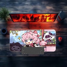 High-Definition Patterned Mouse Pad, Thickened, Enlarged, Soft, Made of Natura picture
