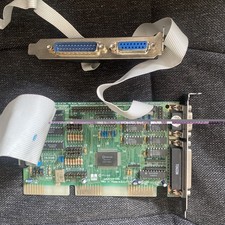 ISA Super I/O card Serial com 1 Parallel (printer)-25F/M IDE + 15F pin game port picture