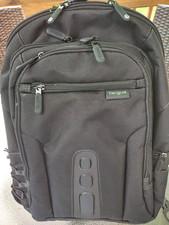 NWT Targus Spruce EcoSmart 15.6” Laptop Backpack Checkpoint Friendly Black picture