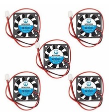 WINSINN 40mm 5V Fan - Dual Ball Bearing 5000 RPM 4010 Cooling Fan (Pack of 5) picture