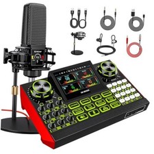 Podcast Equipment Bundle with Audio Mixer Sound Card and Podcast G9-PKRO picture