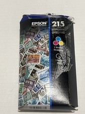 Epson 215 Ink Cartridges Combo Pack Standard Capacity Black & Color BB 12/27 picture