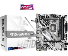 ASRock H610M-HDV/M.2+ D5 LGA1700 Intel H610 DDR5 Micro ATX Motherboard picture