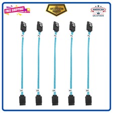 ADCAUDX 5Pack SATA III Cable:8 inch Short-SATA Cable Thin 0.2M, Straight picture