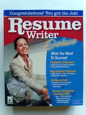 IMSI Resume Writer Deluxe picture