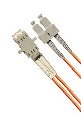 1ft Fiber Optic Adapter Cable LC Female To SC Male Multimode 62.5/125 Duplex picture
