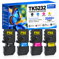 TK5232 Toner Cartridge 4 Pack High Yield For TK-5232 ECOSYS P5021cdn M5521cdn picture